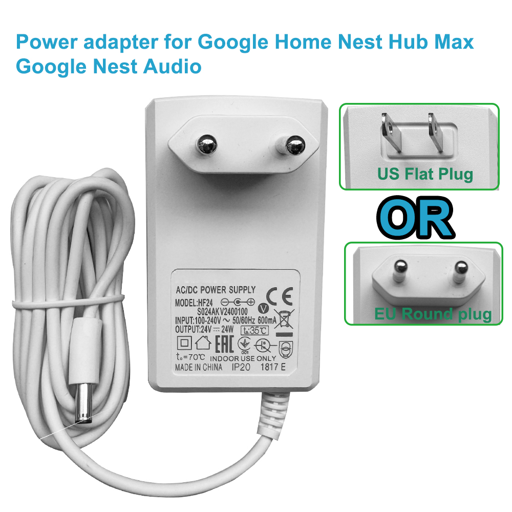 24V Netzteiladapter für Google – Google Speaker Nest Hub Bewertung und Preis