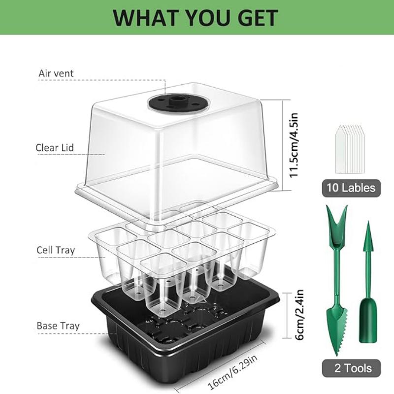 Samen-Starterschale mit Wachst – Humidity Dome Kit Bewertung und Preis